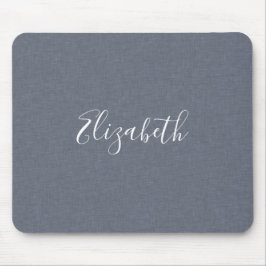 Personalisiert Moderne Elegante Blaue Graue Linse Mousepad