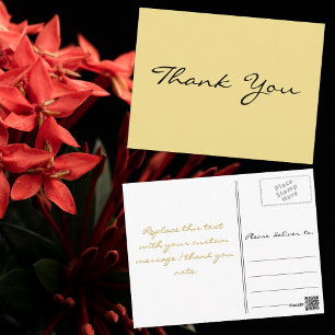 Personalisiert Moderne elegante Imitate Gold Viele Postkarte