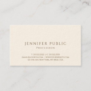 Personalisiert Moderne Elegante Luxe Signature Cre Visitenkarte