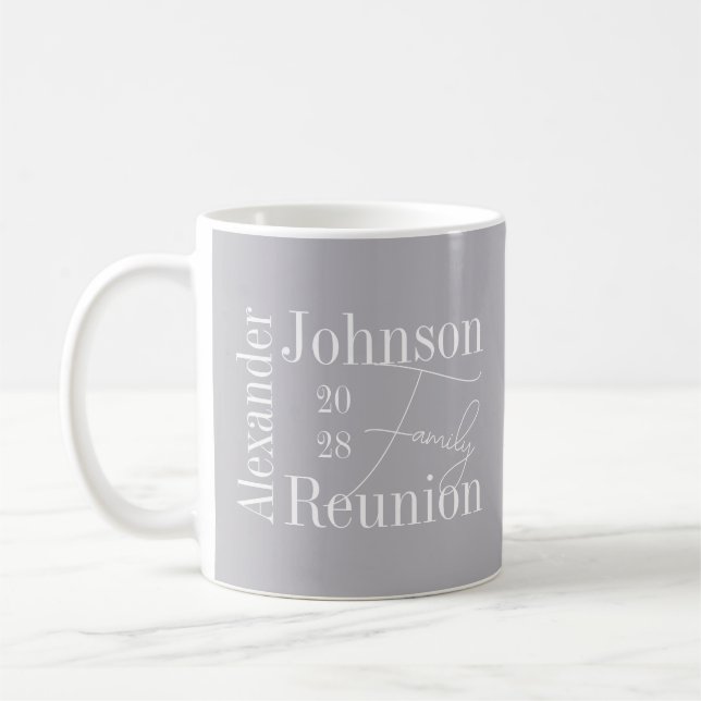 Personalisiert-Moderne Wiedersehen Typografie Kaffeetasse (Links)