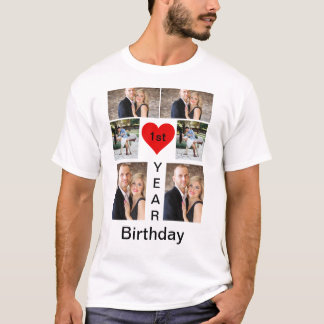 Personalisiert Moderner Trend Geburtstag T - Shirt