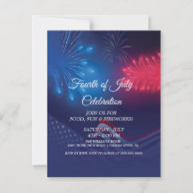 Personalisiert Modernes Feuerwerk amerikanische Un