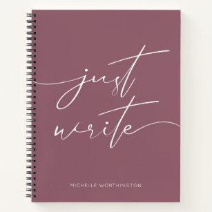 Personalisiert-Modernes Writer's Journal-Notebook Notizbuch