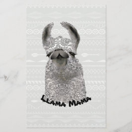 Personalisiert Moma Llama Briefpapier