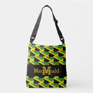 Personalisiert Monogram JAMAICA FLAG Tragetaschen Mit Langen Trägern