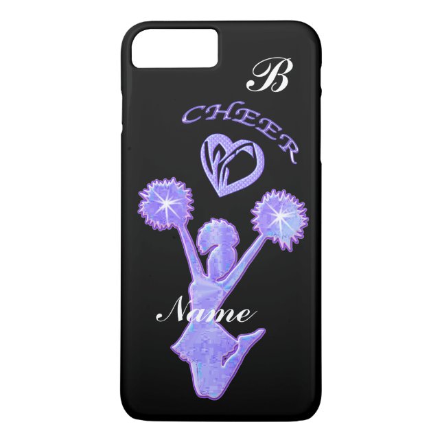 Personalisiert, Monogramm-Cheerleader iPhone Case-Mate iPhone Hülle (Rückseite)