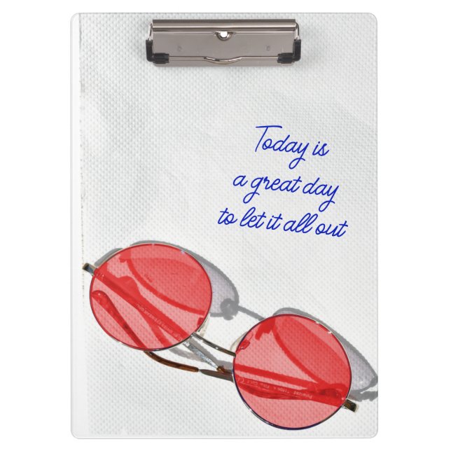 Personalisiert Motivierend Klemmbrett (Vorderseite)