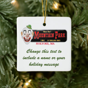 Personalisiert Mountain Park Holyoke MA Keramikornament