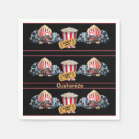 Personalisiert Movie Night Popcorn Napkins