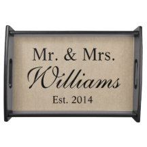Personalisiert Mr. & Mrs. Wedding