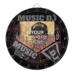 Personalisiert Music DJ Dartboard Dartscheibe