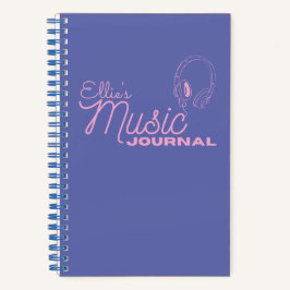 Personalisiert Music Journal Notizbuch