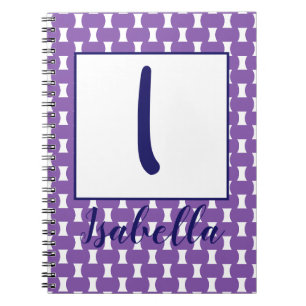Personalisiert nach Name/Initial Notizblock