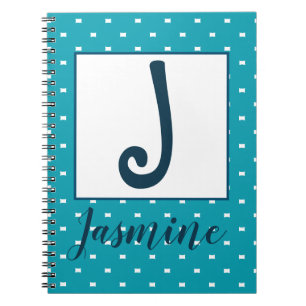 Personalisiert nach Name/Initial Notizblock