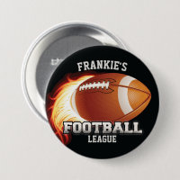 Personalisiert NAME American Football Flames Sport