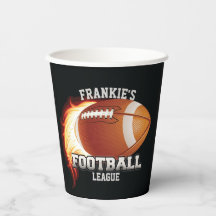 Personalisiert NAME American Football Flames Sport