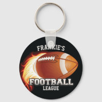 Personalisiert NAME American Football Flames Sport
