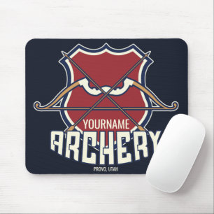 Personalisiert NAME Archery Sports Recurve Bow Arr Mousepad
