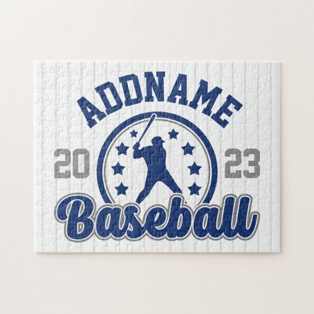 Personalisiert NAME Baseball Team Player Game (Horizontal)