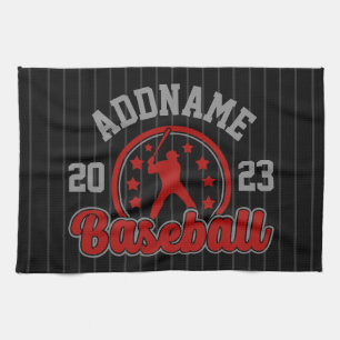 Personalisiert NAME Baseball Team Player Game Geschirrtuch
