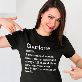 Personalisiert Name - benutzerdefinierte Definitio T-Shirt