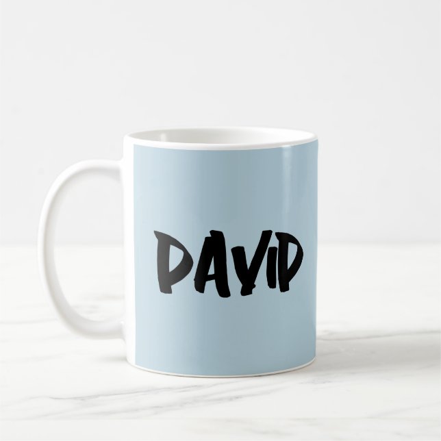 PERSONALISIERT NAME COFFEE TASSE (Links)