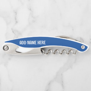 PERSONALISIERT NAME CORKSCREW CUSTOM FLASCHENOPENE KELLNERMESSER