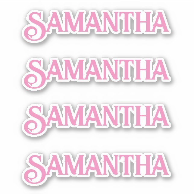 Personalisiert Name Decal Custom Times Vier Aufkle Aufkleber (Vorderseite)