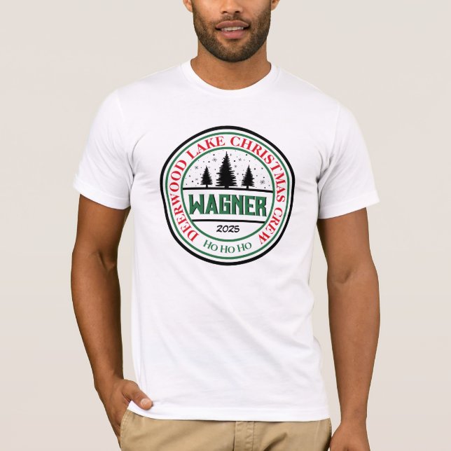 Personalisiert Name Deerwood T-Shirt (Vorderseite)