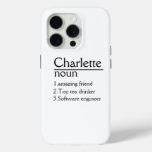 Personalisiert Name Definition iPhone 15 pro Fall