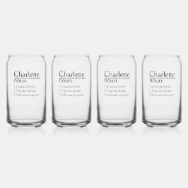 Personalisiert Name Definition Tumbler Dosenglas