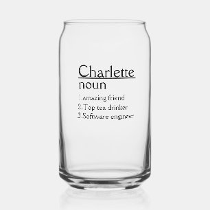 Personalisiert Name Definition Tumbler Dosenglas