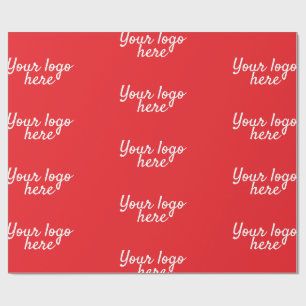 Personalisiert Name Einfach stylish Ihr Logo hier Geschenkpapier