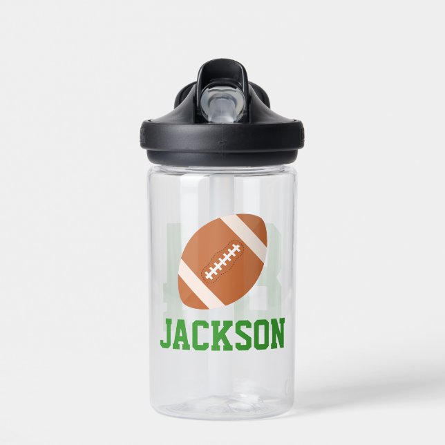 Personalisiert Name Football Jersey Nummer Trinkflasche (Vorne)