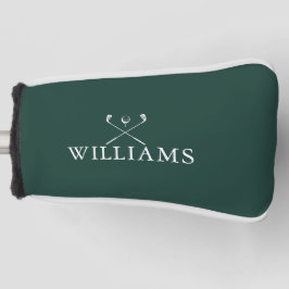 Personalisiert Name Golf Clubs Emerald Green Headcover