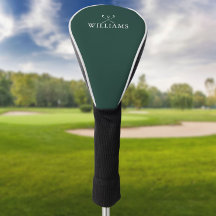 Personalisiert Name Golf Clubs Emerald Green