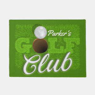 Personalisiert NAME Golfer Green Golf Course Club Fußmatte