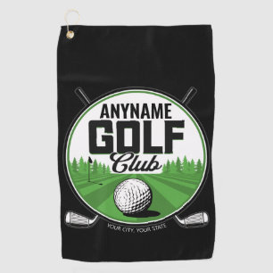 Personalisiert NAME Golfing Pro Golf Club Player Golfhandtuch