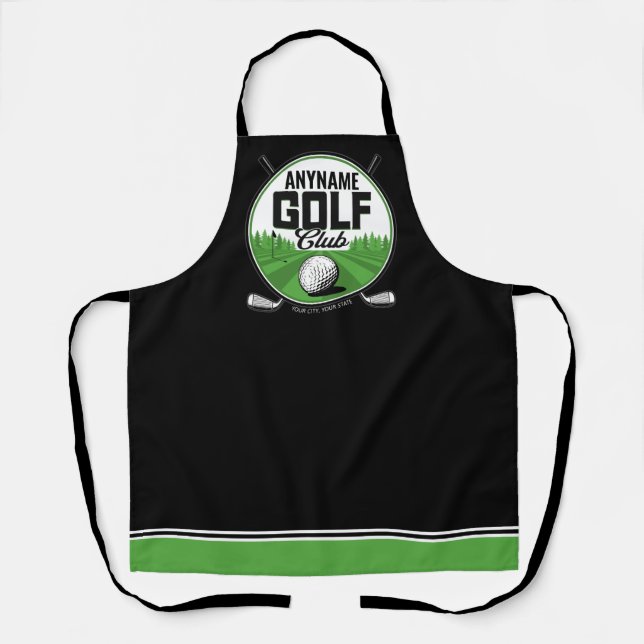 Personalisiert NAME Golfing Pro Golf Club Player Schürze (Vorderseite)