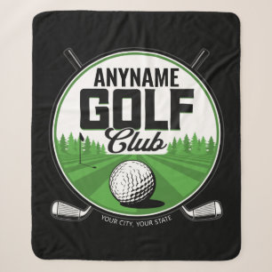 Personalisiert NAME Golfing Pro Golf Club Player Sherpadecke
