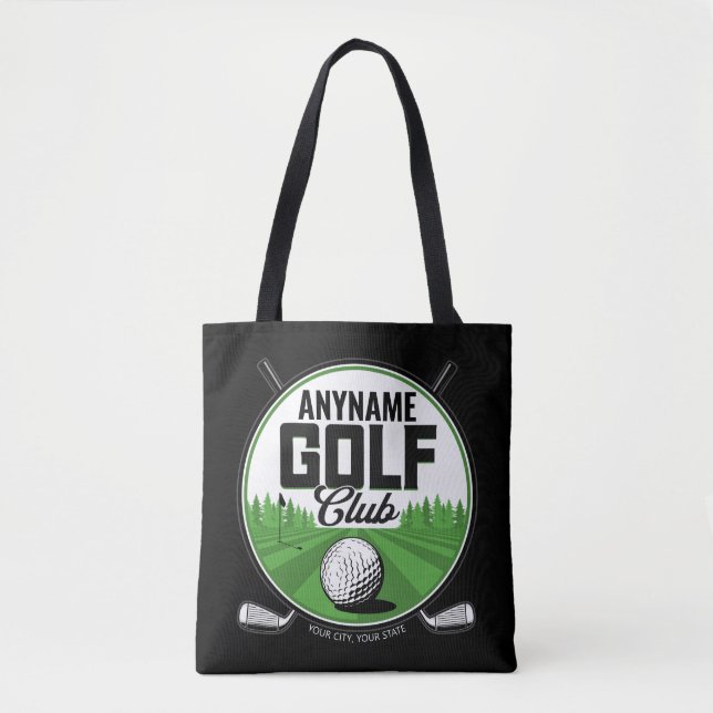 Personalisiert NAME Golfing Pro Golf Club Player Tasche (Vorderseite)