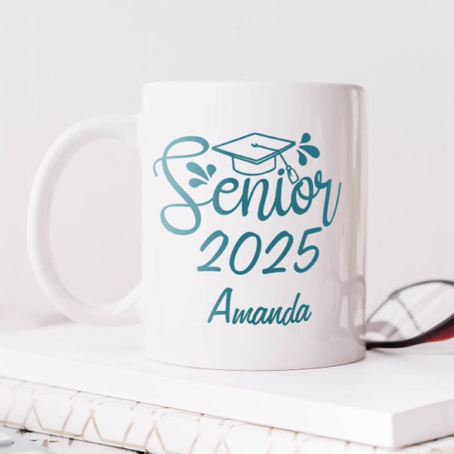 Personalisiert Name Graduate Kaffeetasse (Personalized Senior 2025 Mug)