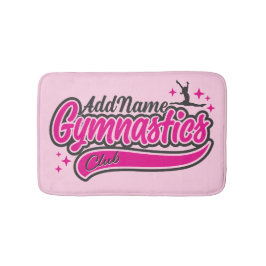 Personalisiert NAME Gymnast Split Leap Gymnastik Badematte