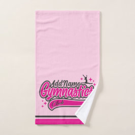 Personalisiert NAME Gymnast Split Leap Gymnastik Badhandtuch Set