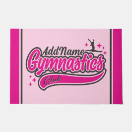 Personalisiert NAME Gymnast Split Leap Gymnastik Fußmatte