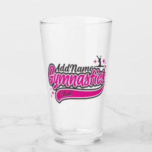 Personalisiert NAME Gymnast Split Leap Gymnastik Glas