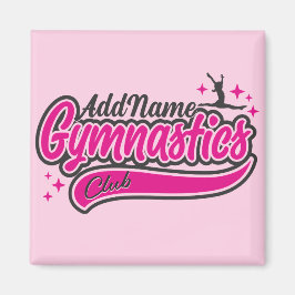 Personalisiert NAME Gymnast Split Leap Gymnastik Magnet