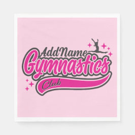 Personalisiert NAME Gymnast Split Leap Gymnastik Serviette