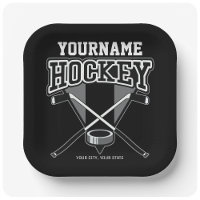 Personalisiert NAME Hockey Player Stick Puck Team