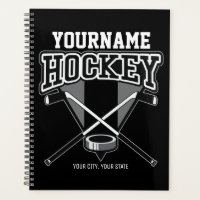 Personalisiert NAME Hockey Player Stick Puck Team